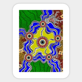 Aboriginal Art 2 Sticker